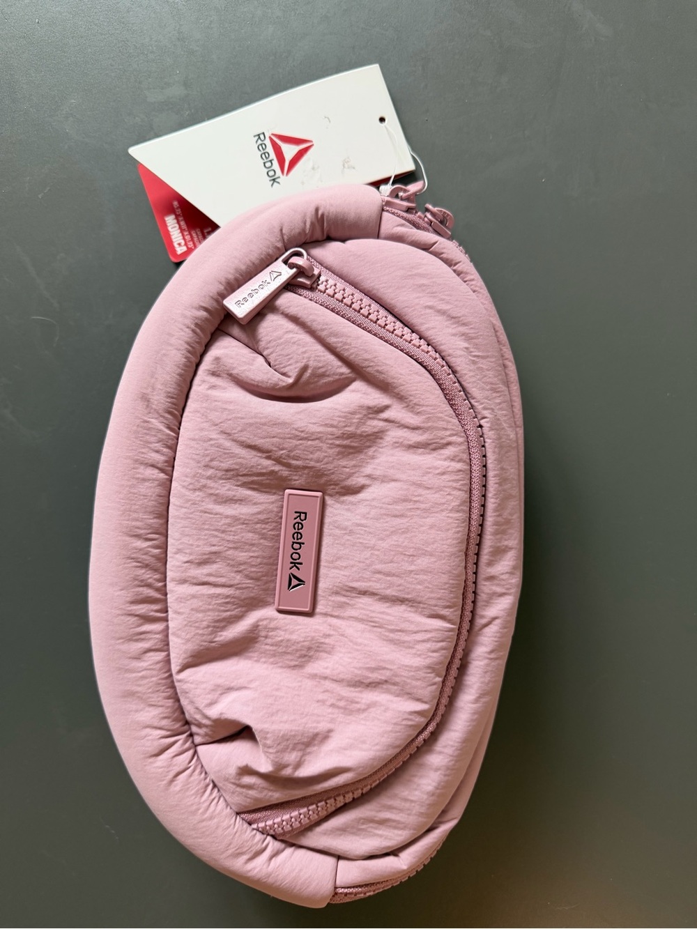 Reebok Pink Oval Belt Bag Pouch